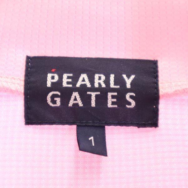 Pearly Gates Golf Long Sleeve Zip Jacket 1 Pink Blouson Women Used
