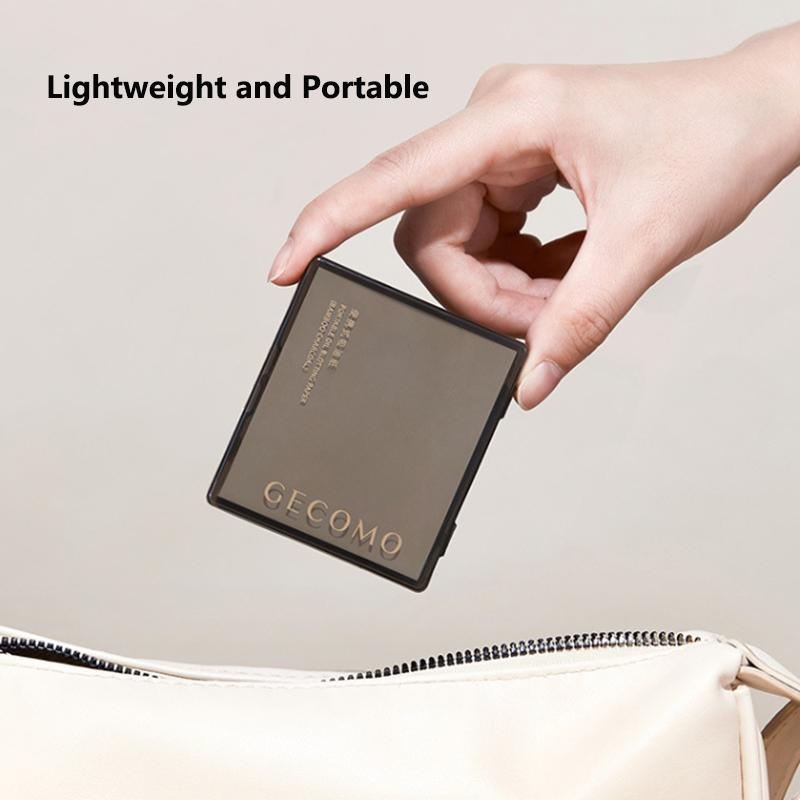 100 Sheets Portable Face Oil Absorbing Sheets with Mirror Case & Puff,Oil Blotting Paper Facial Care Absorbs Face Oil Unisex