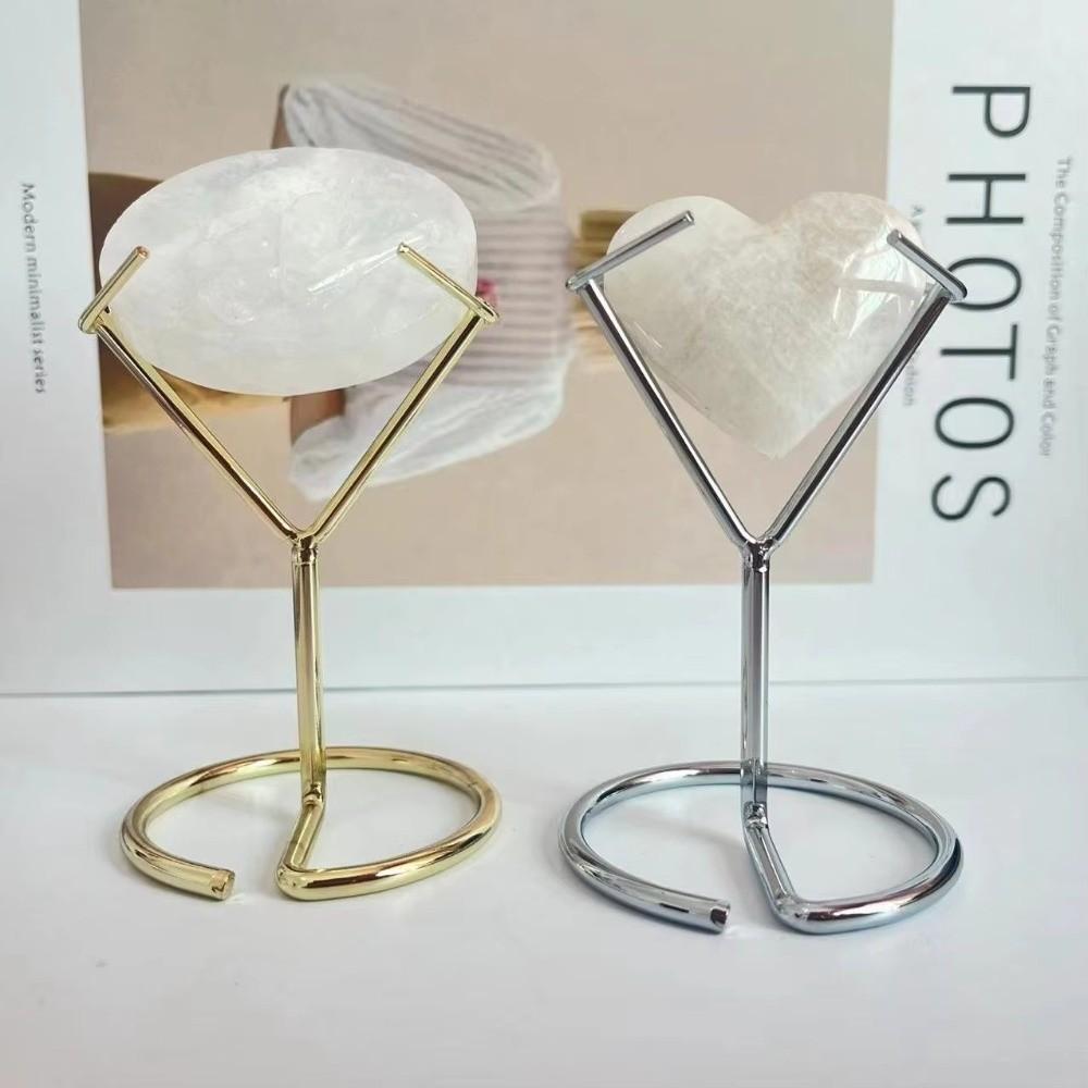 Rhombic Flaky Agate Display Shelf Multipurpose Crystal Holder Crystal Display Stand  Home Decor