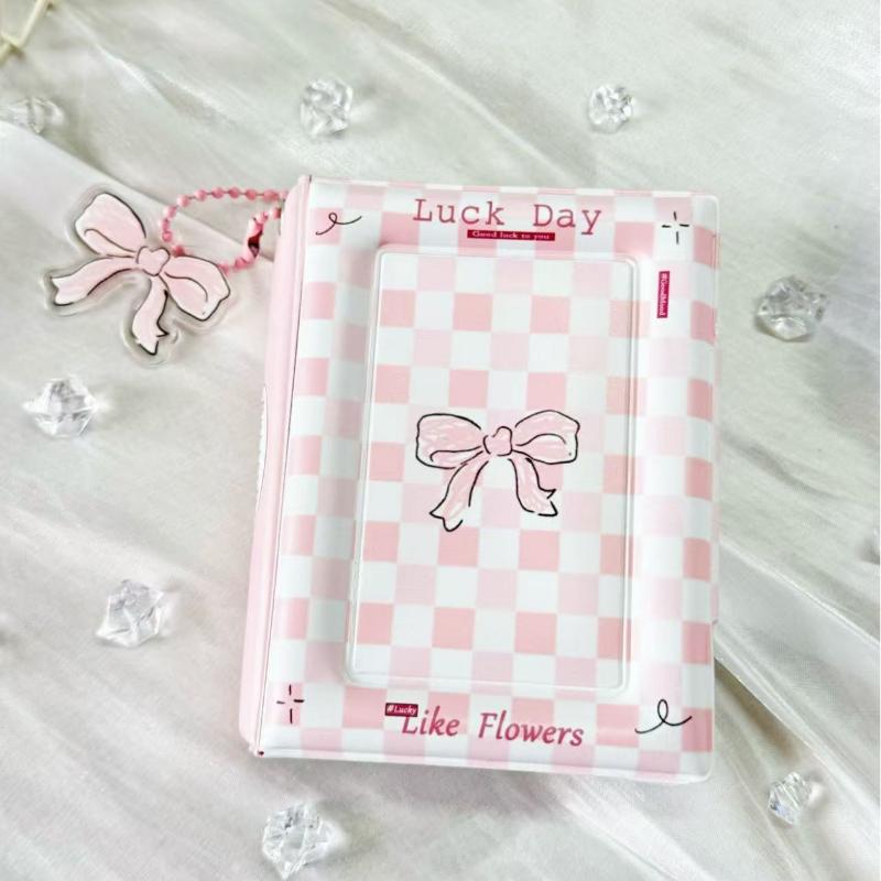 3 Inch 32 Pockets Photo Album Photo Card Postcard With Button Card Star Album Lomo Card Collector Card Photo Card Binder