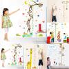 Charming Multicolor Growth Height Chart Removable Wall Decal For Nursery Decor
