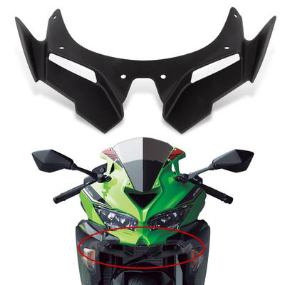 PSLER Front Fairing for ZX25R Front Windscreen Fairing Winglet Wind Fin Spoiler Trim Cover Compatible with Zx4r - Panel, - X25R, ZX4R, ZX-25R, Zx-25r,