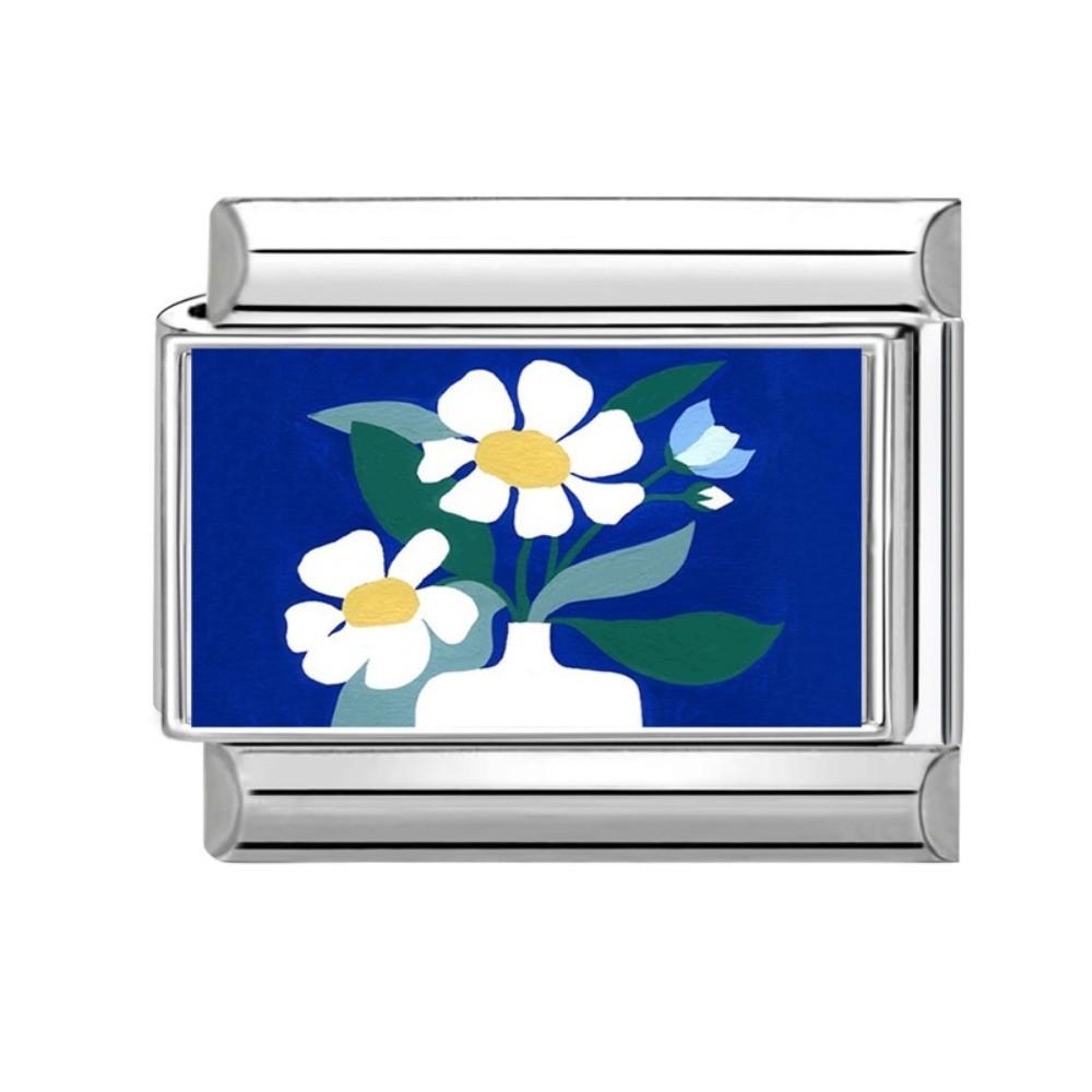 Adjustable Charm Bracelet Stainless Steel Charm Italian Links  For Gifts