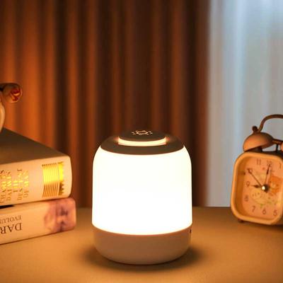 LED-Nachtlicht, Einstellbare Helligkeit, USB-wiederaufladbare Tischlampe für Küche, Schlafzimmer, Garage, Schlafzimmer, Nachttisch, Camping-Dekor