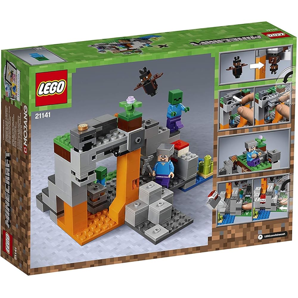 LEGO Minecraft Zombie Cave Set 21141 with Figures and Accessories Building Toy