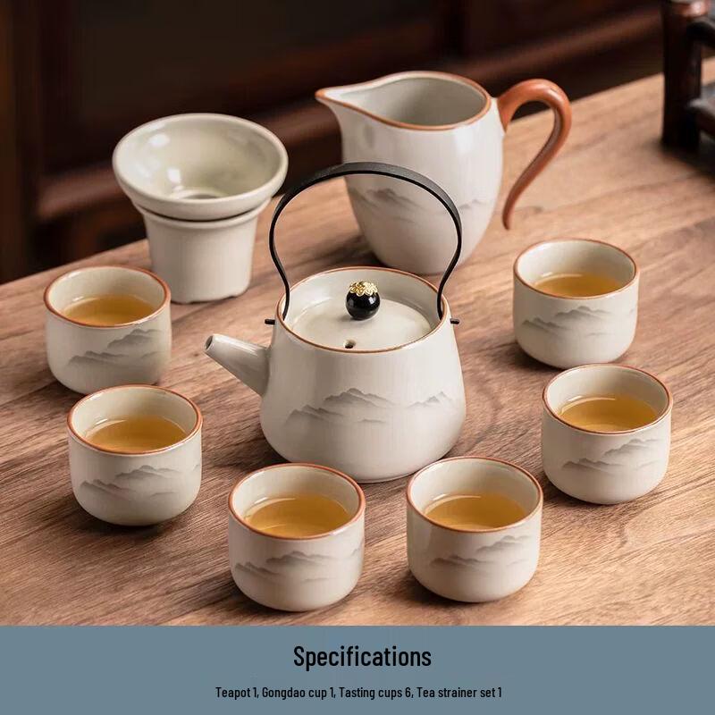 Anmuci Ru Kiln Ceramic Kung Fu Tea Set