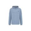 Minimalist Embroidered Letter Casual Hoodie Men Hoodies Light-Blue 40KC414-6P4