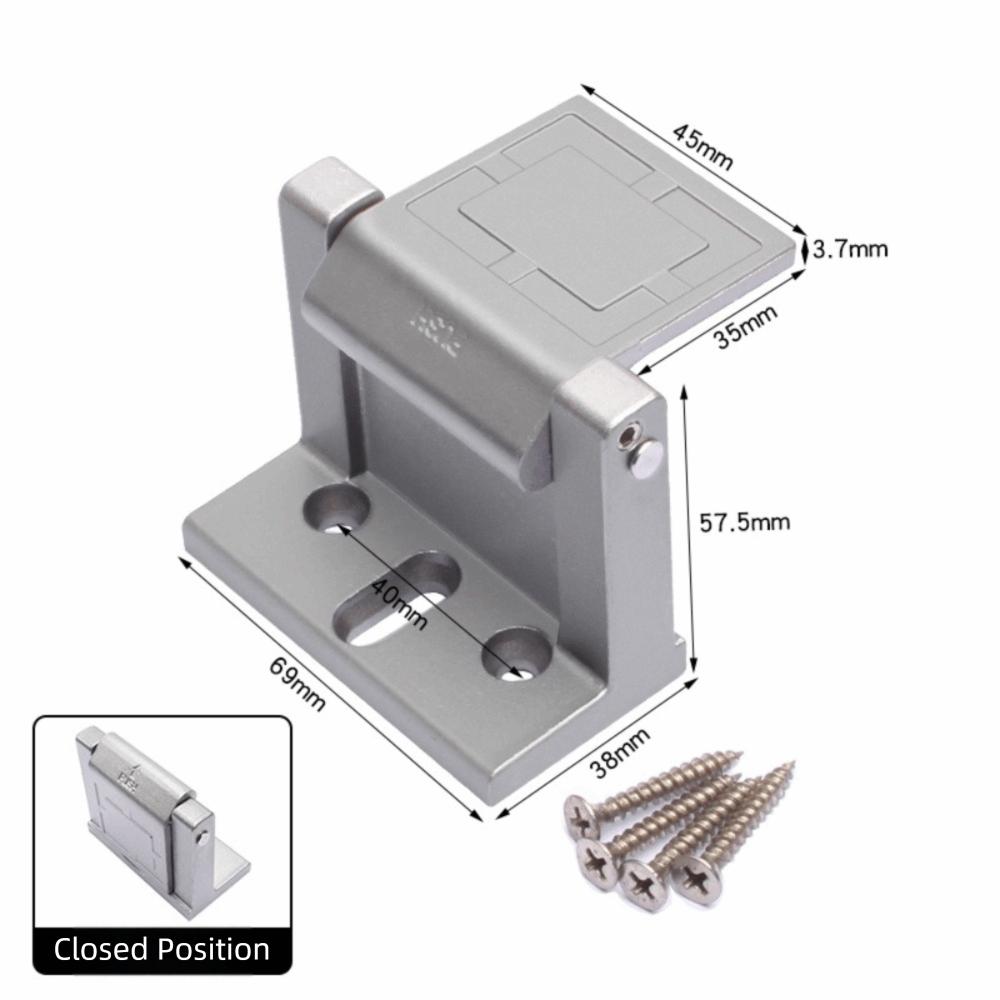 Aluminum Material Door Latch Reinforcement Design Door Bolt Durable Door Chain For Garden