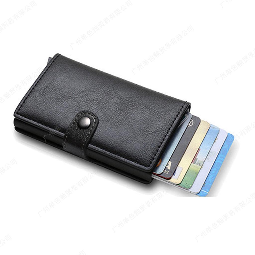 RFID Men's Anti-Theft Multi-Card Aluminum Card Holder
