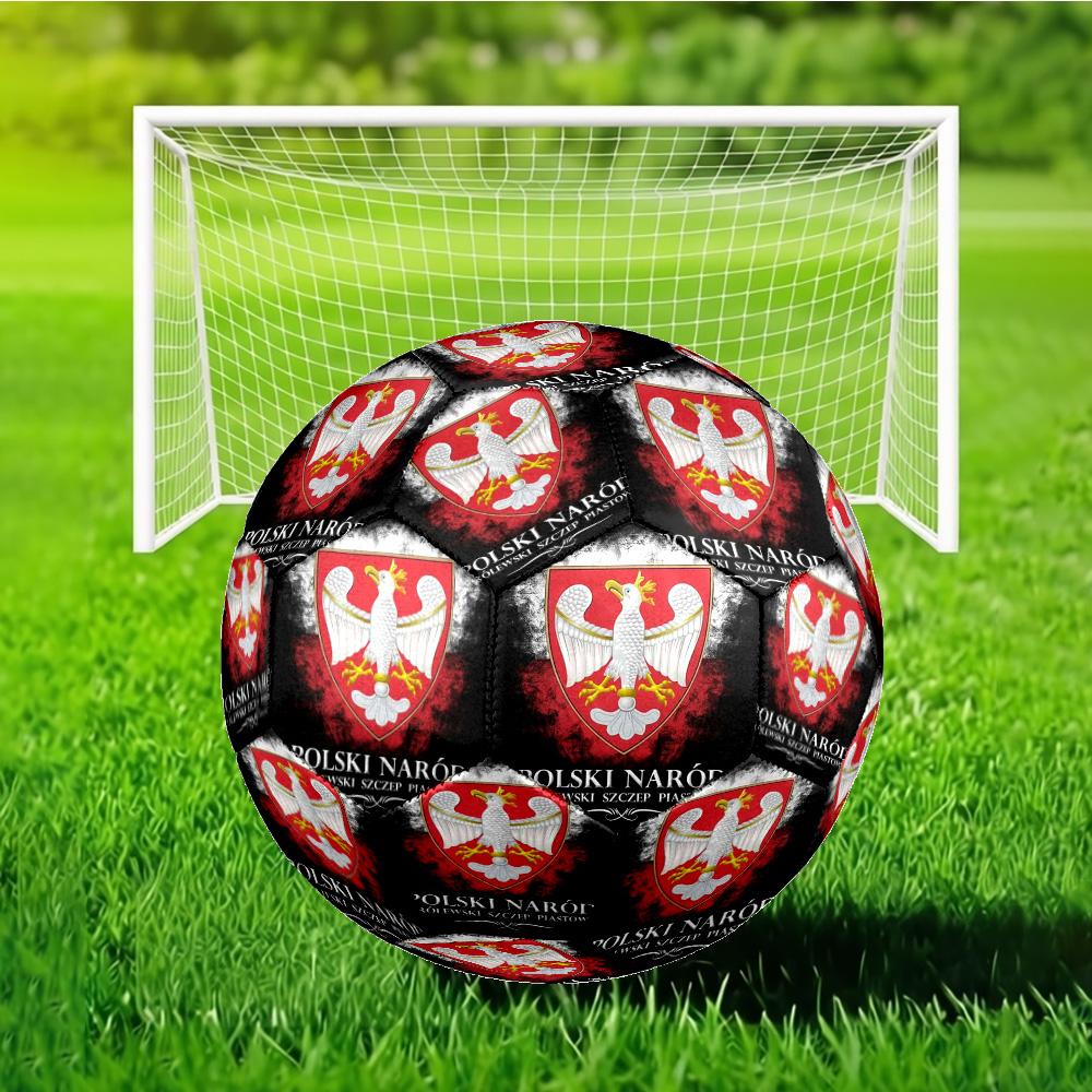 Eagle Of Poland: Symbolic Strength Soccer Ball Size 5 Soccer Ball, Machine-stitched, Durable, Suitable for Training and Matches Fan Gift