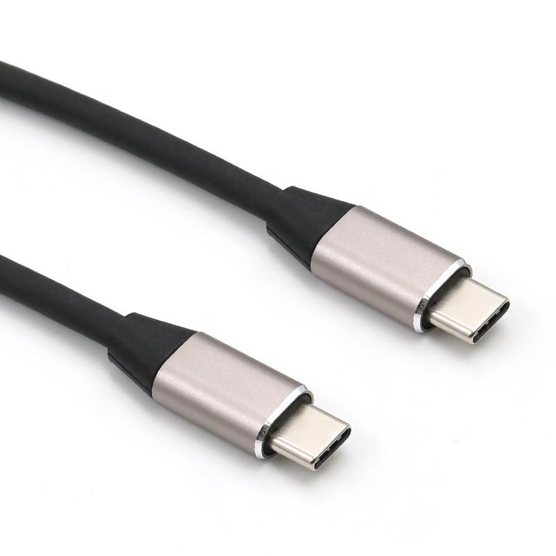 Type-c Data Cable 3.1ctoc Dual Head 5a100w16 Core 10gen2 Full Function 4k Video Cable
