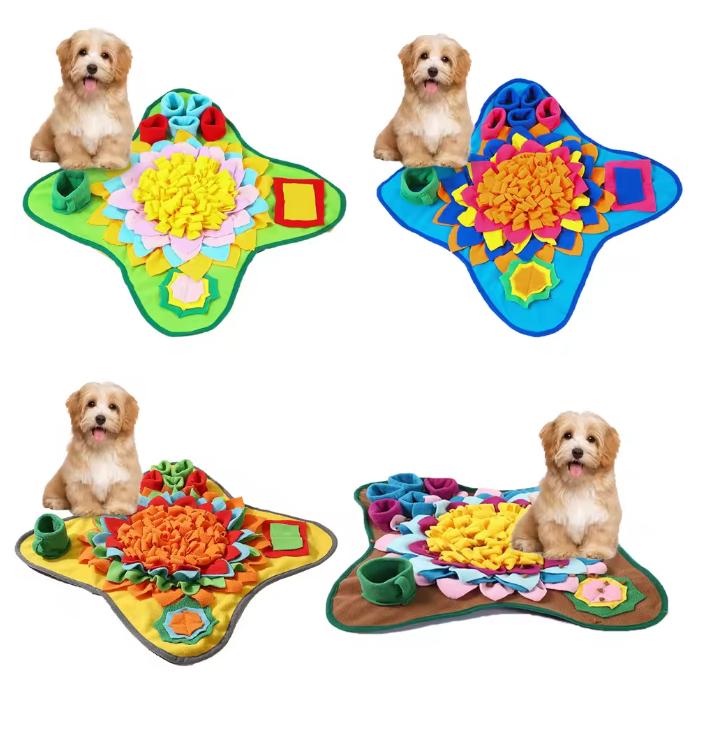 Good Pet Snuffle Mat for Dogs,Interactive Feed Puzzle for Boredom,Encourages Natural Foraging Skills