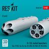 Reskit 122mm Raketenwerfer 2 Stück Plastikmodellteile 1/48 B-13L RSK48-0529 (Flugzeug)