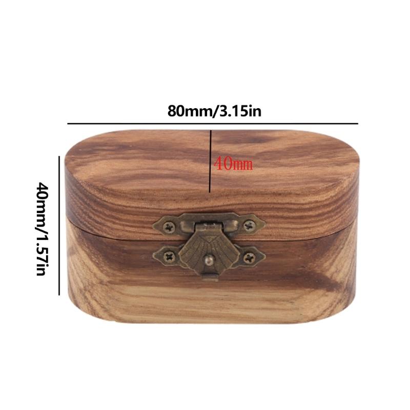 Wooden Guitar Pick Holder Set Mini Wooden Jewelry Organizers Wooden Guitar Plectrums for Electric Acoustic Bass Ukulele