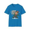 Unisex Softstyle T-Shirt Mens Womens Tees Top Snow Much Fun Dancing Elf Funny Winter Christmas