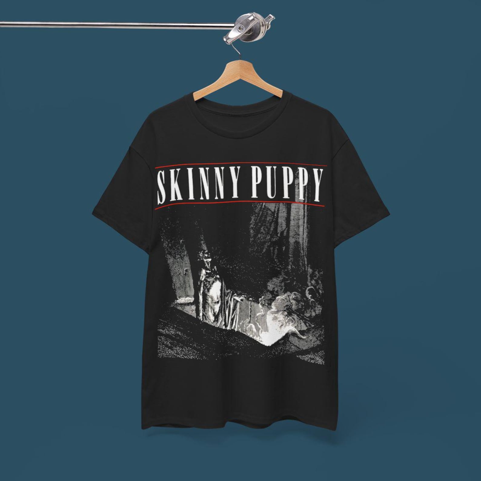 Skinny Puppy Band T shirt – Industrial Rock Graphic Tee S