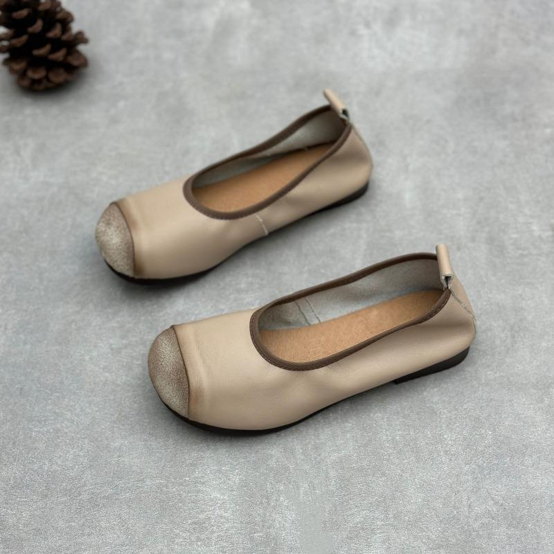 New Women's Flat Single Shoes with Soft Soles Versatile One-step Shoes