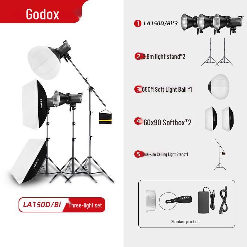 Godox LA150D LED Video Light Kit