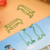 20Pcs Green Iron Penguin Shape Clip Bookmark Marking Stationery School Supplies