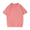 Unisex 200g Pure Cotton Drop-Shoulder T-Shirt, Short-Sleeve, Blank Design, Ribbed Collar, Back-Buttoned, Ideal for Class Uniforms, High Quality.