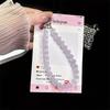 Cartoon Candy Color Mobile Phone Chain Lanyard Crystal Handmade Beaded Wrist Lift Keychain Bag Pendant Short