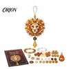 Zodiac Sign Craft Kit 12 Blessing Beaded Ornament DIY Kit, Beginner Friendly Bead Decoration Set for Beginners Beading Set, Hanging Pendant, Handmade