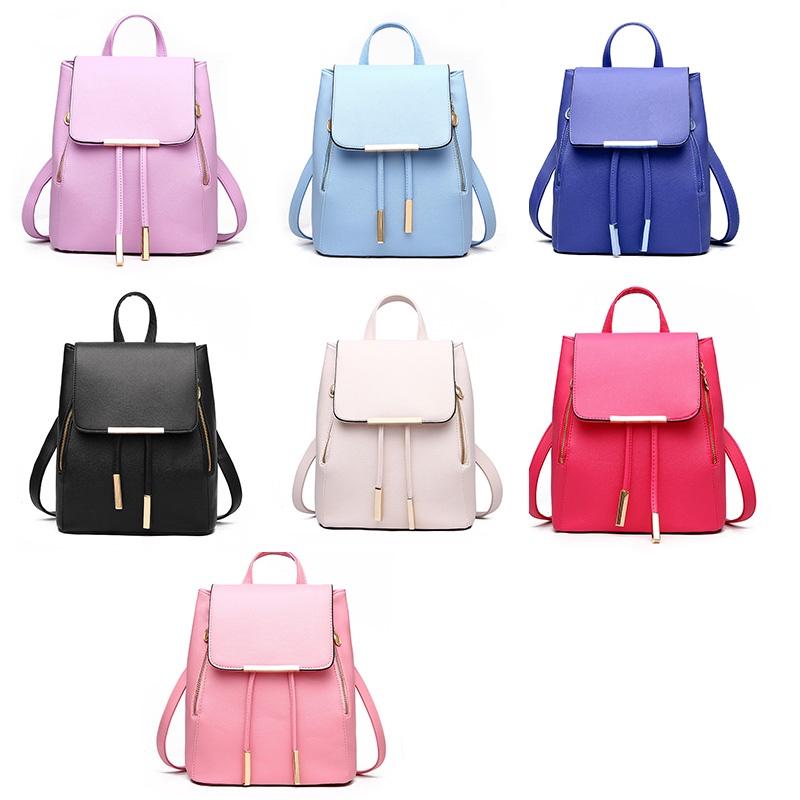 Elegant Fashion Women Girls Backpack For Travel School Handbag And Clutch Bag