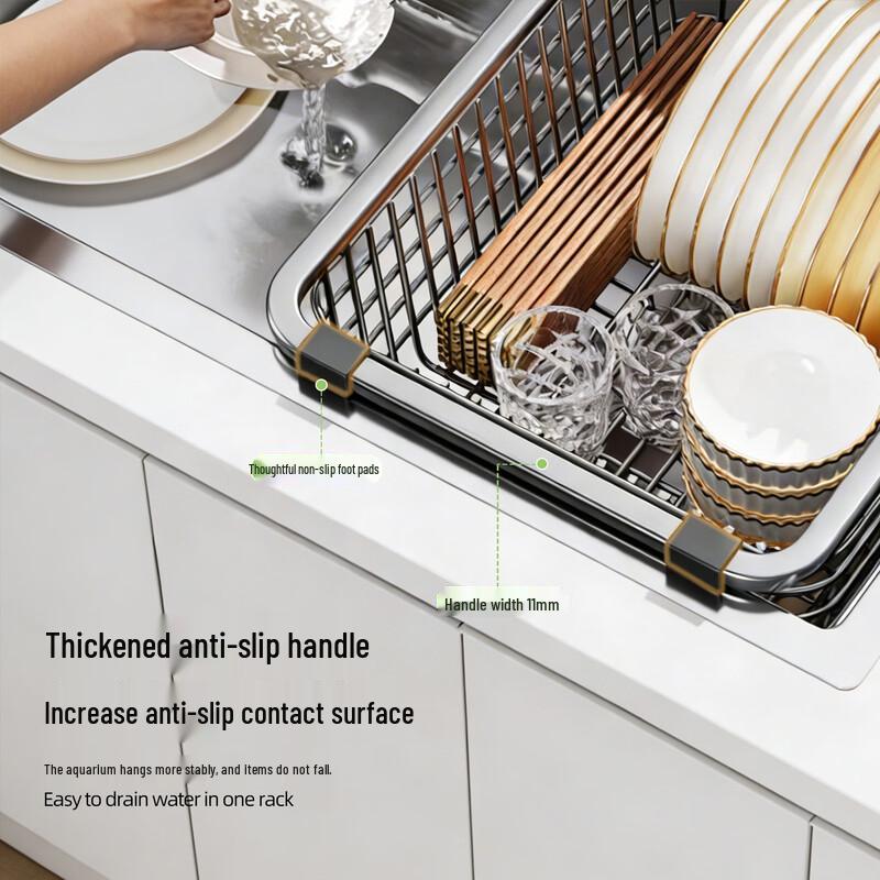 Abdo Multi-functional Stainless Steel Sink Organizer