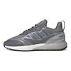 adidas Originals ZX 2K Boost 2.0 Comfortable Mesh Non-Slip Durable Low-Top Marathon Running Shoes Unisex Sneakers Dark-Gray GW0623