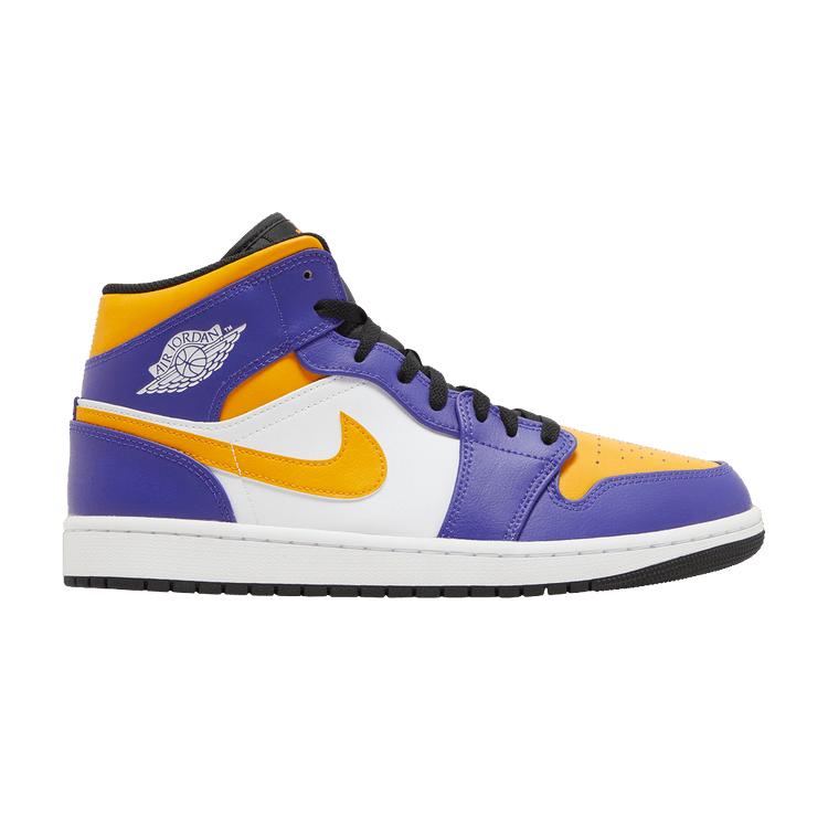 Jordan 1 Mid Lakers (2022) 44.5