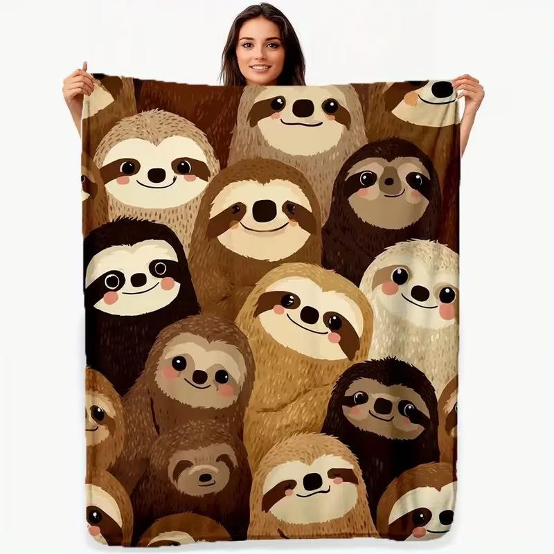Thick Flannel Fleece Blanket, Soft Nap Throw Blanket & Pet Blanket