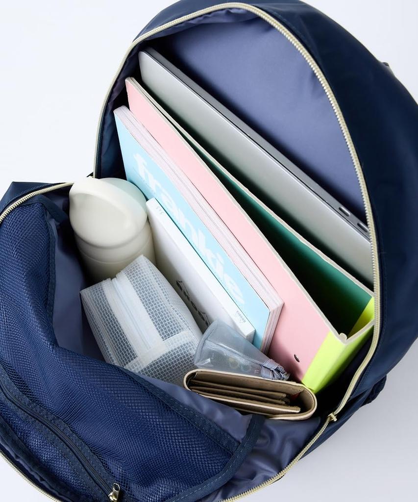 Wingsack Backpack, A4 Size, Water-Repellent, Multi-Storage, 10 Pockets, PC Storage