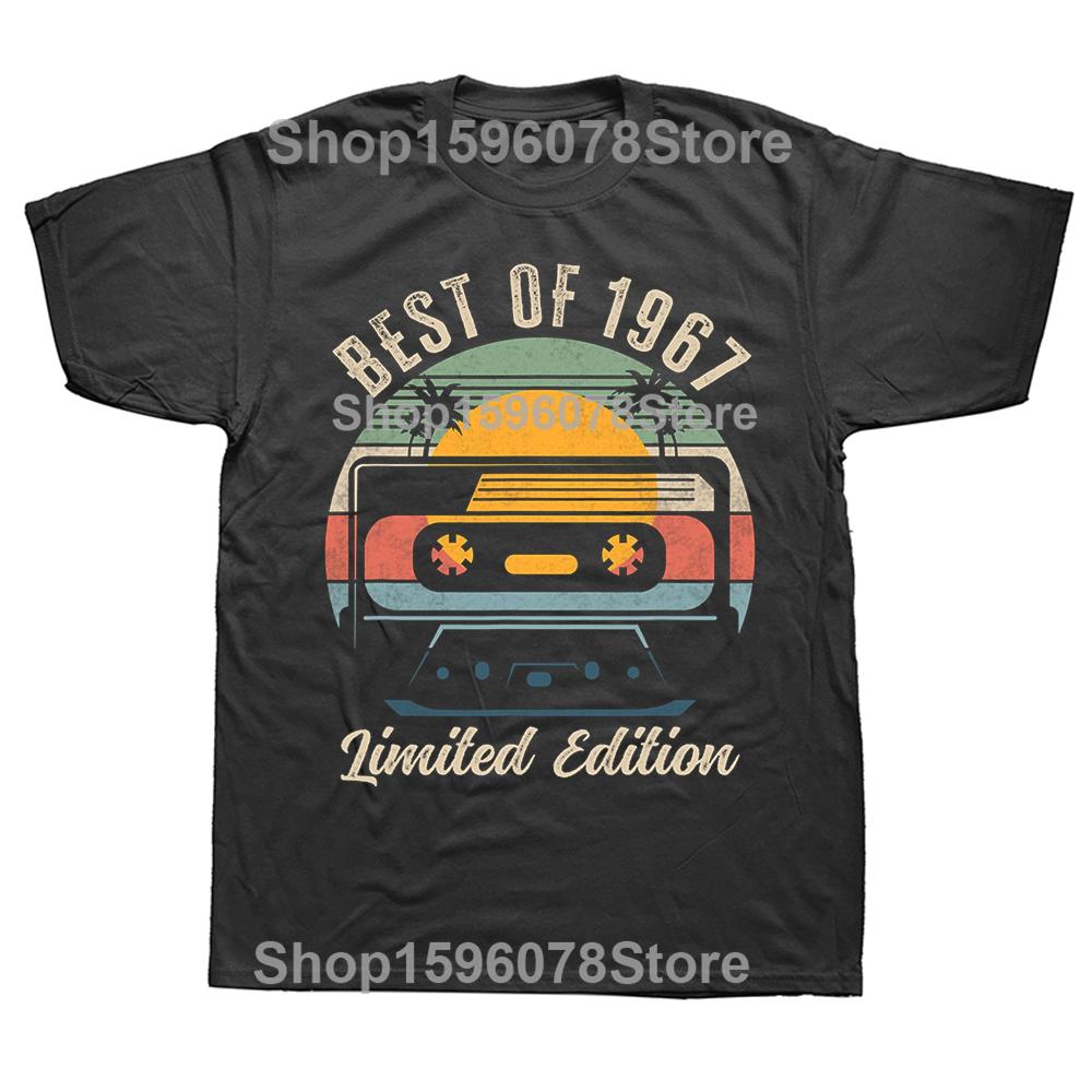 

Best Of 1967 59th Birthday Gifts Limited Edition 58 Year Old Tee Tops Round Neck Fashion Tshirt Clothing Casual Basic Tshirts 4XL
