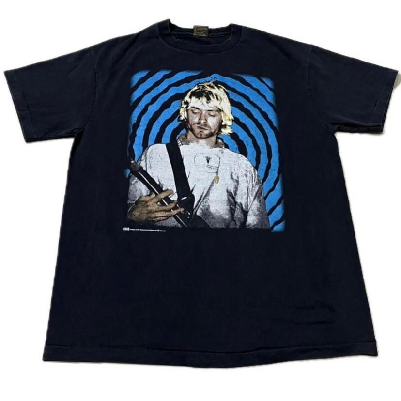Vintage 1993 KURT COBAIN Memorial  Nirvana Band Single Stitch T-shirt REPRINT