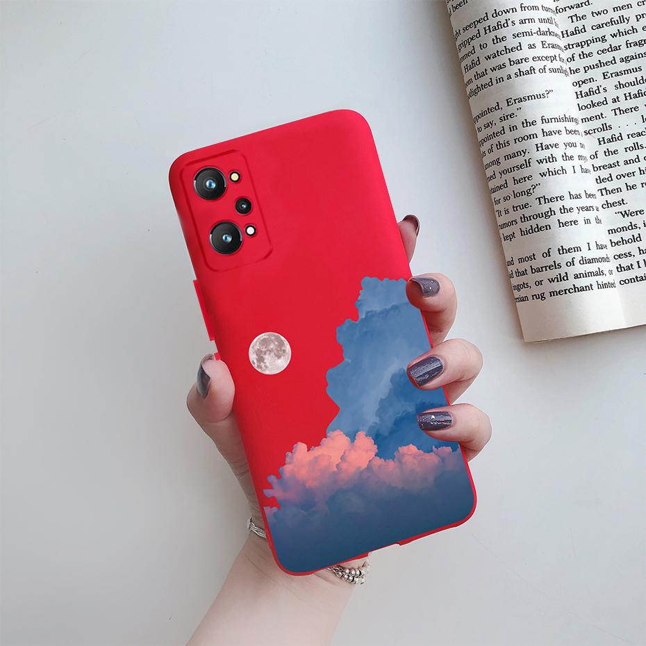For Realme GT Neo 3T Case Realme GT Neo 2 GT2 Cover Rainbow Flower Soft Silicone Protective Phone Bumper Realme GT Neo 3T 2 Case