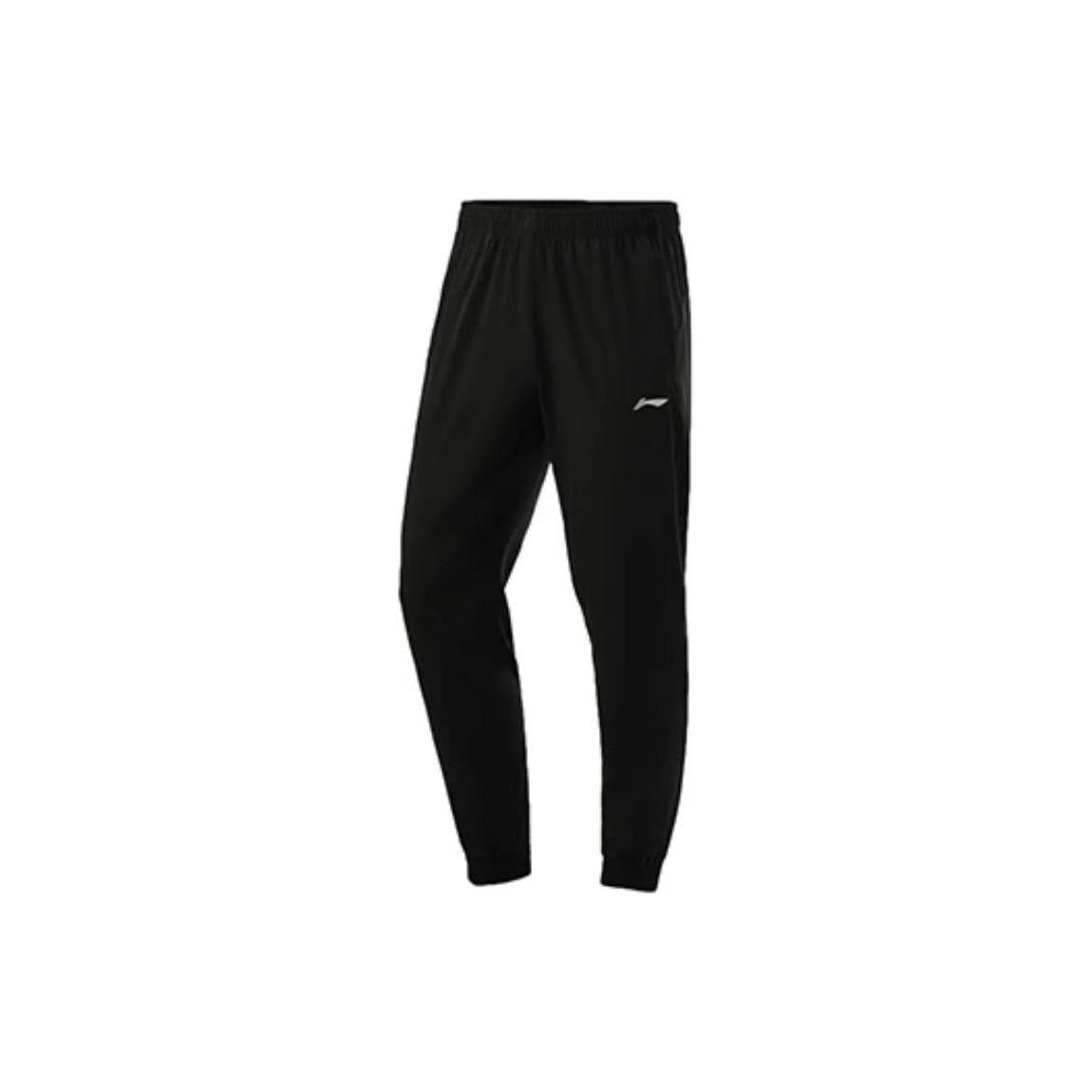 Li Ning Knitted Fabric Sports Pants Men s AYKS481-1 L