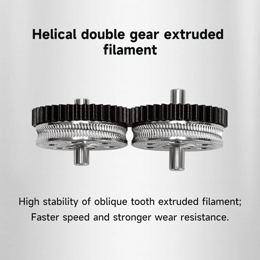 Hardened Steel Gear Extruder Kit, High Efficiency Extrusion and Long Lasting Performance with Extruder Hot End Gear Kit, for HGX LITE 2.0,