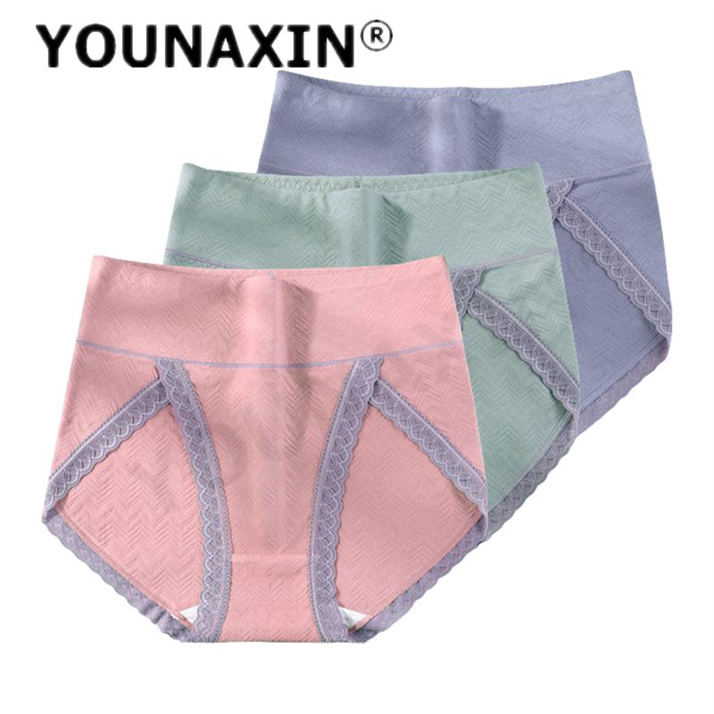 3 Stück Damen Unterwäsche mit hohem Bund Übergröße Slips Dessous Unterhosen Große Slips Bequeme Unterhosen XL 2XL 3XL 4XL 5XL 6XL