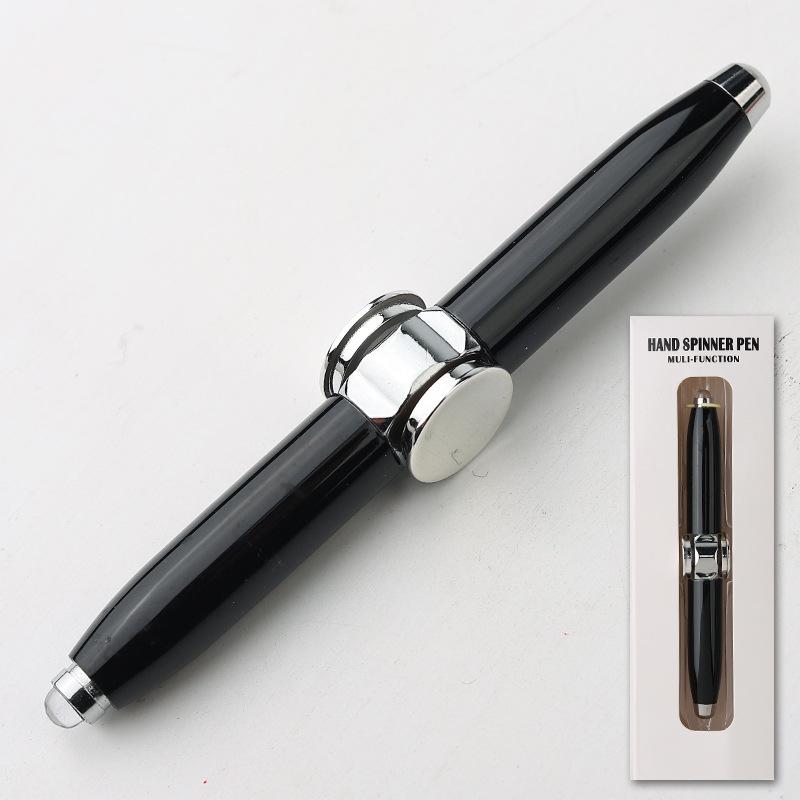 LED Luminous Multi-Functional Spinning Pen: Creative Fidget Spinner & Decompression Tool