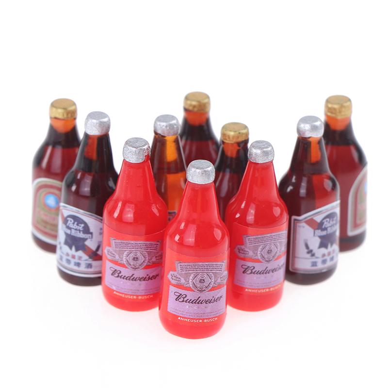 Miniature Food And Play Shooting Props Simulation Mini Beer Bottle