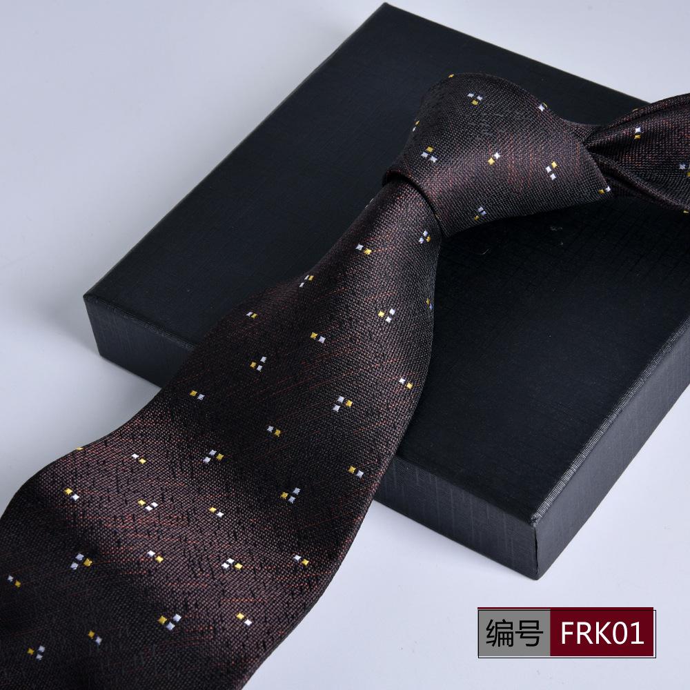 

Краватка Чоловіча Ділова Весільна 8 см Смугастий Жаккард Наречений Дружко Виконавча Модна