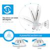 LED Makeup Mirror with Fill Light 10X Magnification Three-color Upgraded USB Plug-in Touch Switch Bathroom Accessories