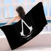 A-Assassin C-Creed Gaming Anime Strand Schwimmtuch Weiches Saugfähiges Waschlappen Kindergeschenke für Kinder Reise Camping Fitnessstudio
