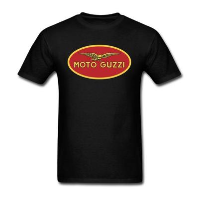 TLMKKI Men's Moto Guzzi T-shirt Black S