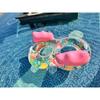 Inflatable Sequin Flamingo Water Lounge