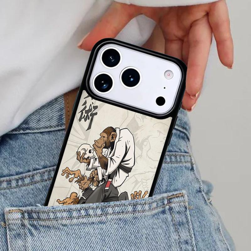 BJJ Brazilian Jiu Jitsu Phone Case for iPhone 16e 15 14 13 12 17 Pro Max Plus Air 17pro Cover Coque