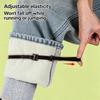 2 Pcs Invisible Elastic Pant Hem Adjusters, No Sew Detachable Cuff Clips, Prevent Pants from Dragging On the Ground