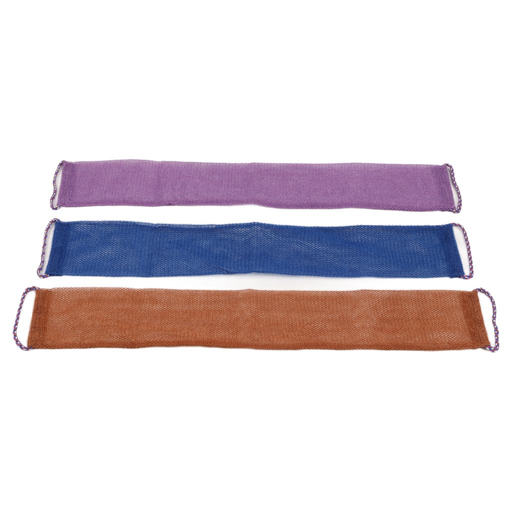3pcs Exfoliating Back Scrubber Nylon Extended Deep Cleaning Skin Massages Body Scrubber Towel for