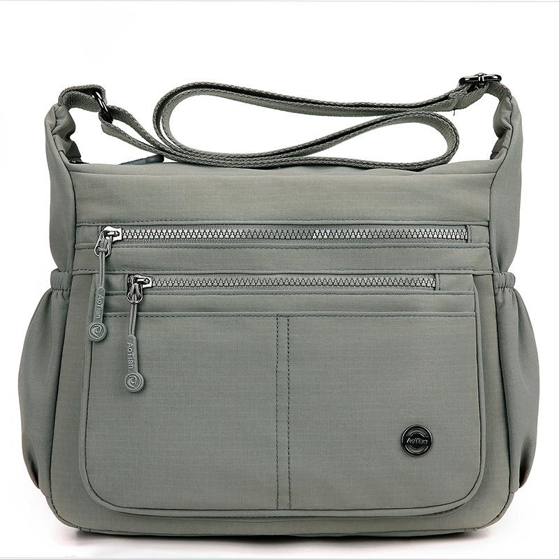 Women's Large Capacity Shoulder Bag Multi-Compartment Lightweight Crossbody Bag