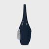 Denim Hobo Bag (Navy)